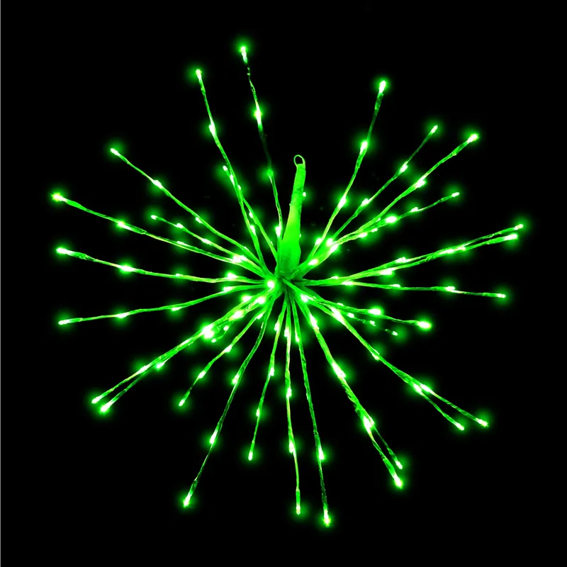 Celebrations Platinum LED Green Radiant Blast 24 In. Hanging Decor