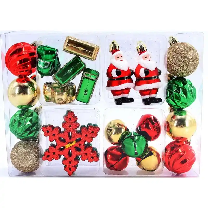 Celebrations Assorted Mini Plastic Ornaments, Model C-24053 A