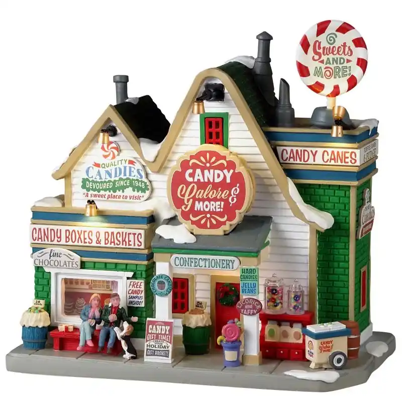 Lemax Candy Shop Christmas Village Porcelain House 35074