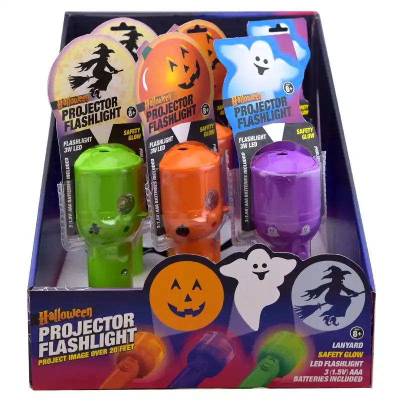 Magic Seasons LED Projector Flashlight 1 Pk