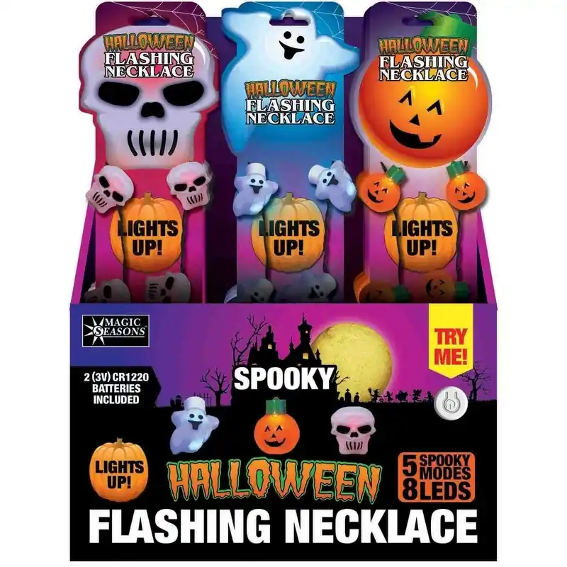 Magic Seasons Flashing Necklace 1 Pk
