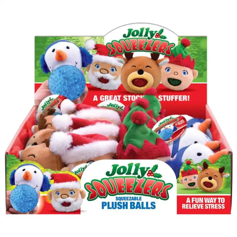 Shawshank LEDz Magic Seaons Jolly Squeezable Ball Toys Assorted 12 Pc