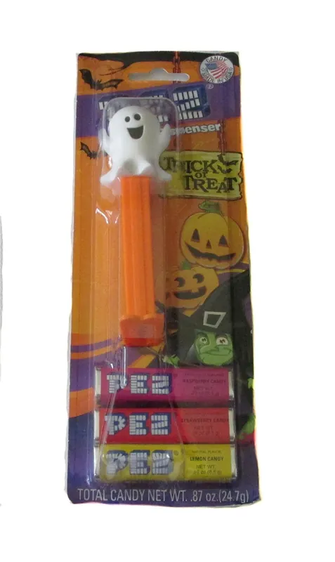 Glow In The Dark Halloween Pez Candy Dispenser With 0.87 Oz Of Candy