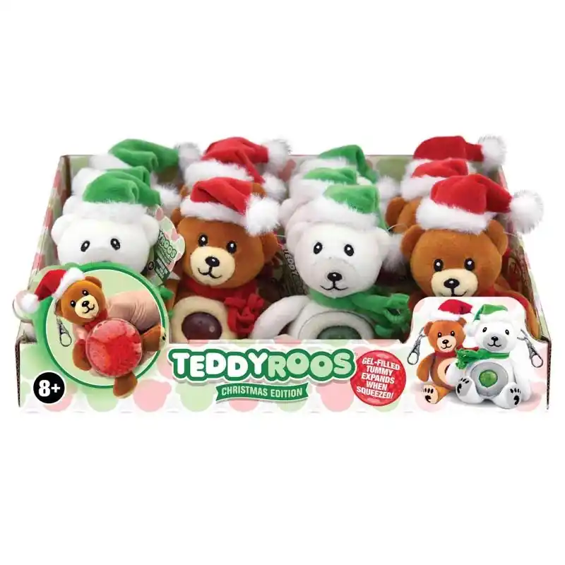 Shawshank LEDz Teddyroos Christmas Teddy Keychain 1 Pk