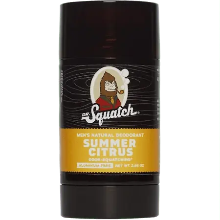Dr. Squatch Natural Deodorant Summer Citrus 3.0 Oz