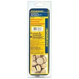 39435 0.5 In. Mushroom Oak Plug - 20 Pack