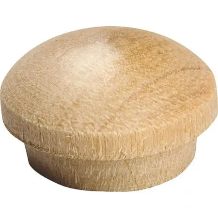 25 Piece 1/4" Dia. Hardwood Screwhole Button Plug