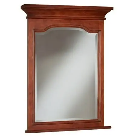Cb3038mr 30" Framed Bevel Mirror In Medium Maple Finish