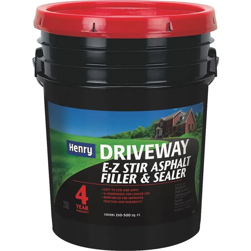 4.75 Gallon E-z Stir Blacktop Driveway Filler And Sealer, Model He200074