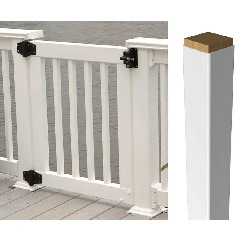 Crossover Product 4 In. W X 4 In. H X 45 In. L White Vinyl Post Wrap Sleeve