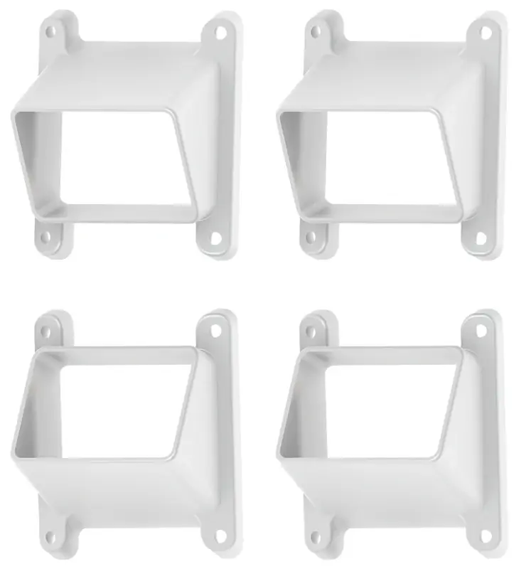 Select White Vinyl Extra Stair Bracket Kit - Model 73024867