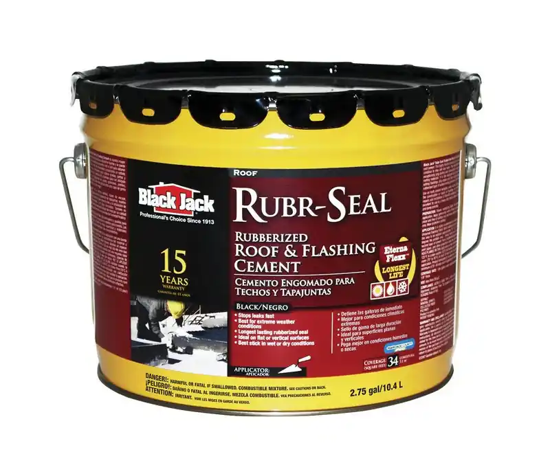 Rubr-Seal Rubberized Roof & Flashing Cement, 2.75-Gallons