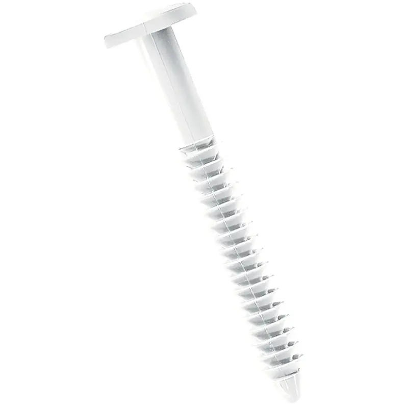 Builders Edge 3 In. L Oval Head Vinyl Plugs 12 Per Box 12 Pk