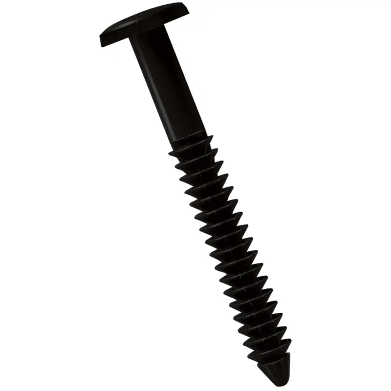 002 Black Shutter Lok Fasteners (12-Pack)