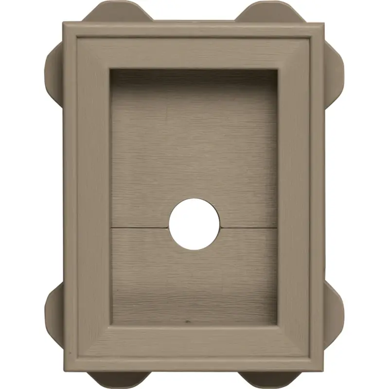 5.0625 In. X 6.75 In. Prefinished Clay Universal Mounting Block