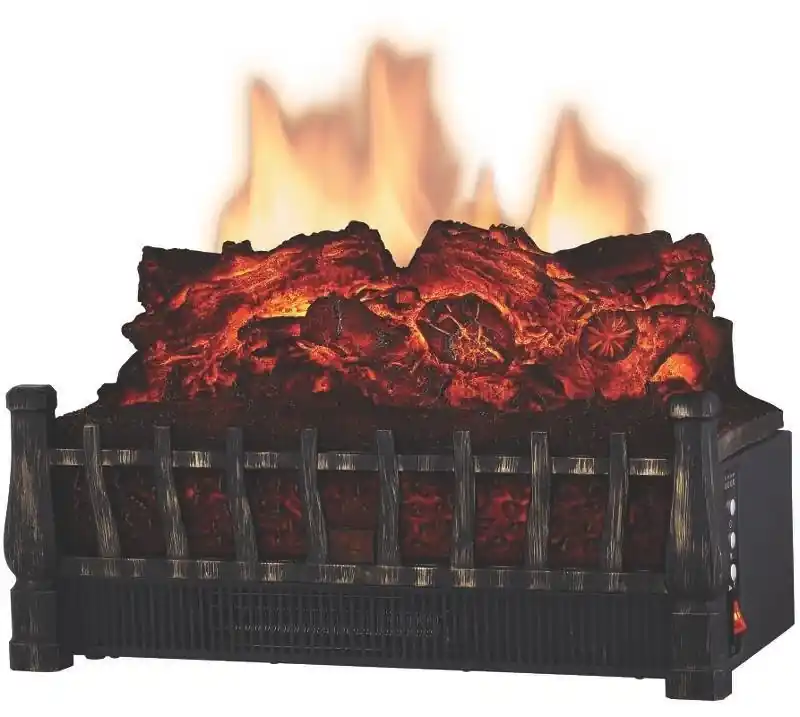 Comfort Glow Electric Log Heater With Remote Control, 4600 Btu, 700 Sq Ft, 1350 W