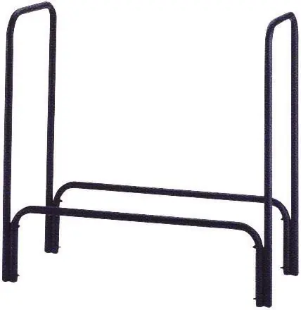 Homebasix 48 X 14 X 48 Inch Black Log Rack A910bk-c
