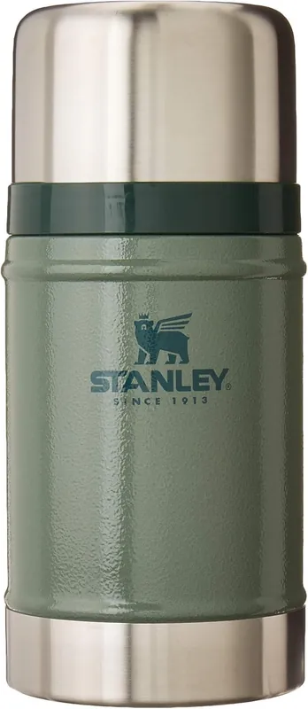 24 Oz. Hammertone Green Stainless Steel Thermal Food Jar Mug