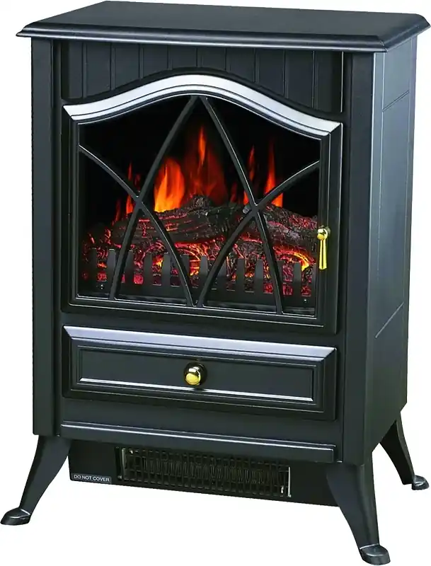 Ashton Electric Stove Es4215 - Dual Power Settings, 750/1500 Watts, Matte Black