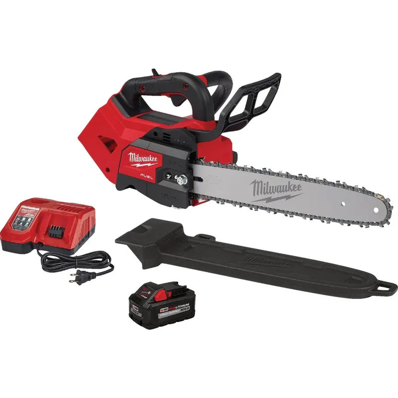 M18 Fuel Brushless 14 In. Top Handle Cordless Chainsaw Kit With 8.0 Ah Battery & Charger
