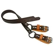 26 Nylon Ankle Straps With Split Ring For Treepole Climbers, Pair