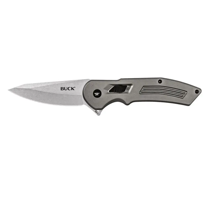 Hexam Gray 8.47 In. Folding Knife With 7cr Stainless Steel Blade