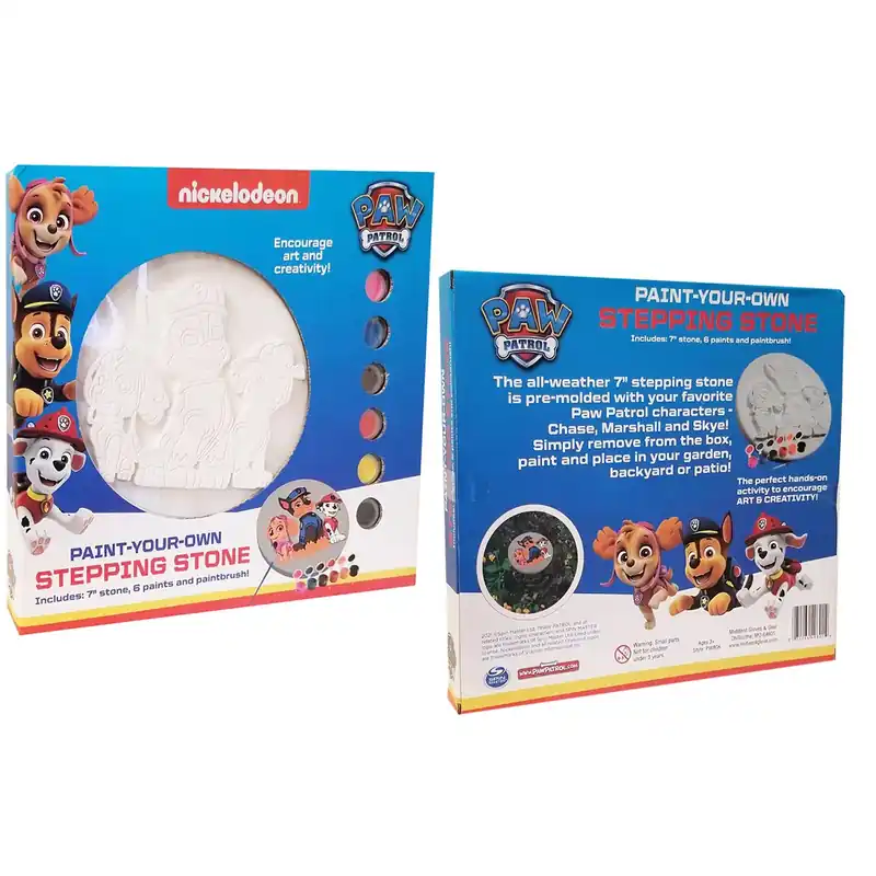 Nickelodeon Multicolored Ceramic 12.15 In. H Paw Patrol Stepping Stone
