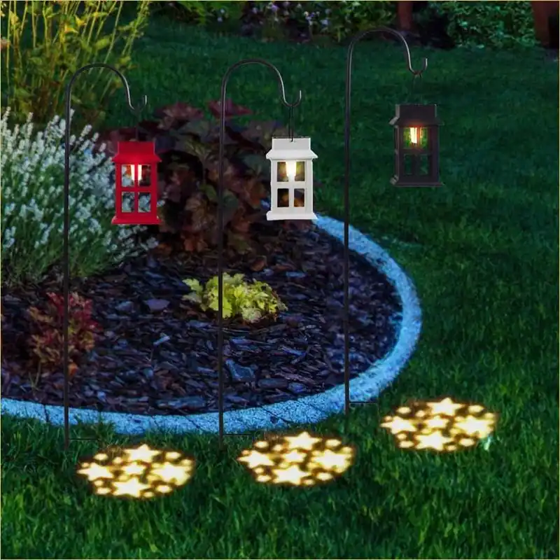 Alpine 10‑Inch Multicolor Solar Garden Stake – Weather‑Resistant Outdoor Light