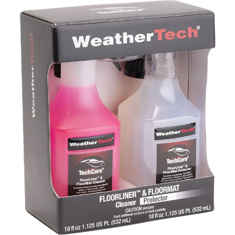 WeatherTech TechCare Floor Mat Cleaner/Protector Kit Spray 18 Oz