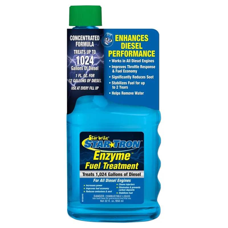 Star Tron Diesel Fuel Treatment 32 Oz - Enzyme Technology For Optimal Performance