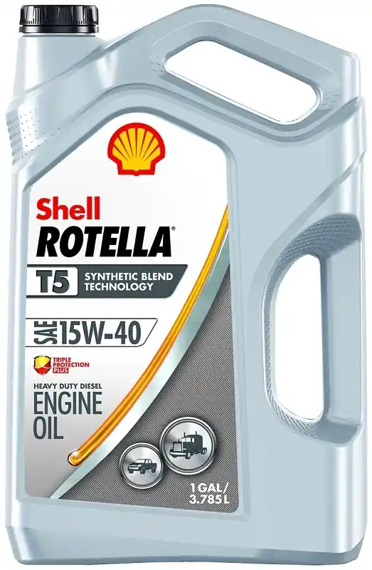Shell Rotella T5 15W-40 Diesel Synthetic Blend Engine Oil 1 Gal 1 Pk