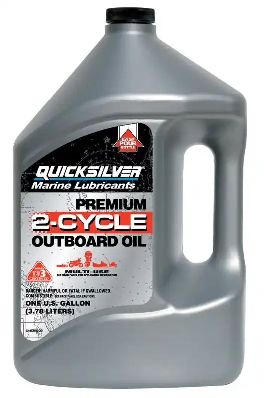 Quicksilver Marine Lubricants TC-W3 2 Cycle Engine Motor Oil 1 Gal.