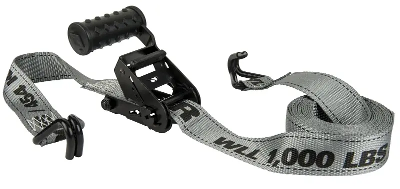Keeper 1.5 In. W X 12 Ft. L Gray Ratchet Tie Down Strap 1000 Lb 1 Pk