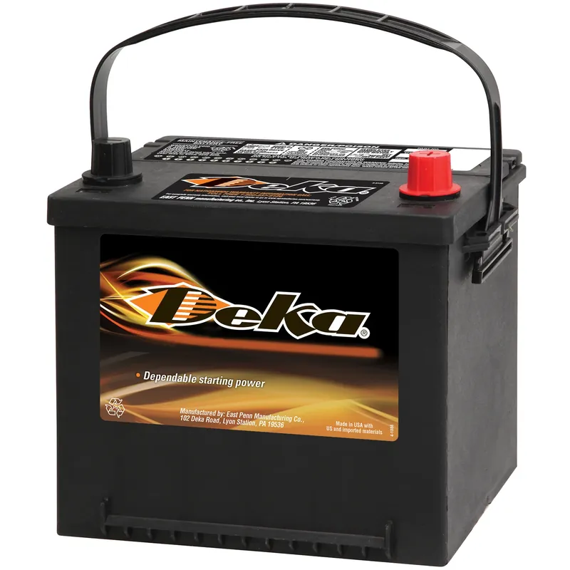 Premium 12-volt 540 Cca Automotive Battery, Top Post Right Front Positive Terminal