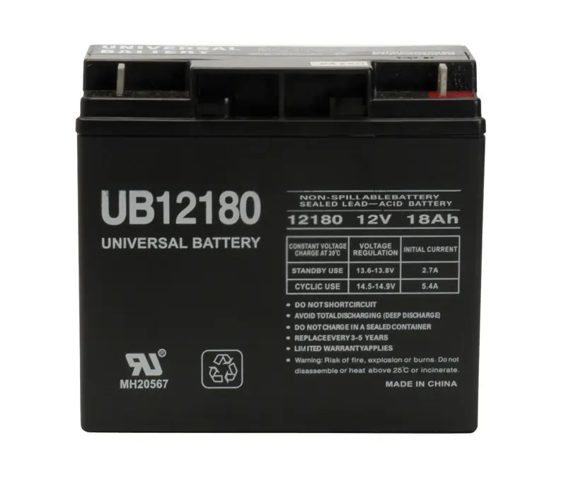Ub12180 18 Ah Sealed Lead Acid Battery - Model 86447