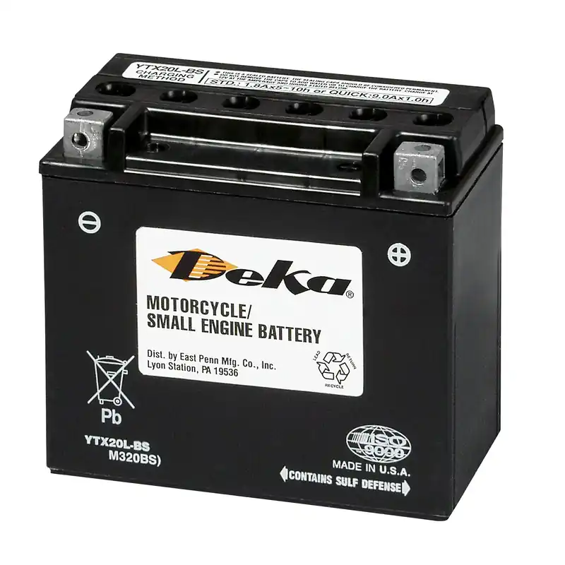 Standard Agm 12 V Motorcycle/small Engine Battery - Ytx20l-bsfp