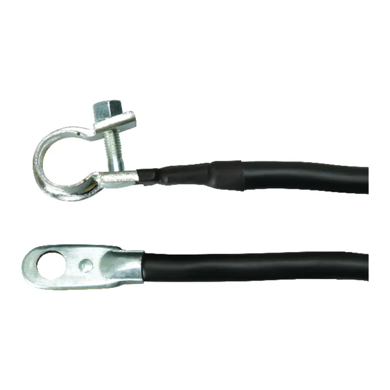 24 In. 4 Gauge Top Post Battery Cable With Tin-plated Brass Ends