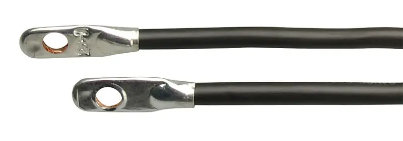 6 Gauge 27 Inch Battery Cable Lug To Lug For Lawn And Garden Applications
