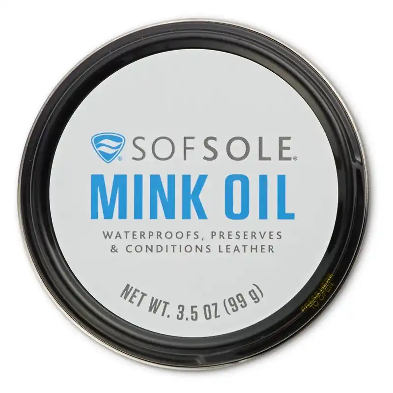 Sof Sole Mink Oil Leather Protector And Conditioner 3.5 Oz Tin