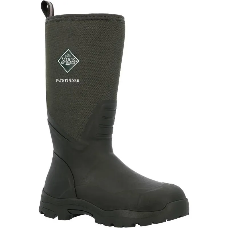 Men‘s Pathfinder Waterproof Rubber Boots – Black, Size 10
