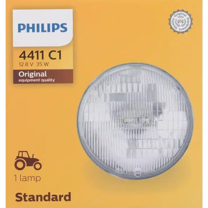 Standard Halogen Low Beam Automotive Bulb 4411c1 - 12.8 Volts, 35 Watts