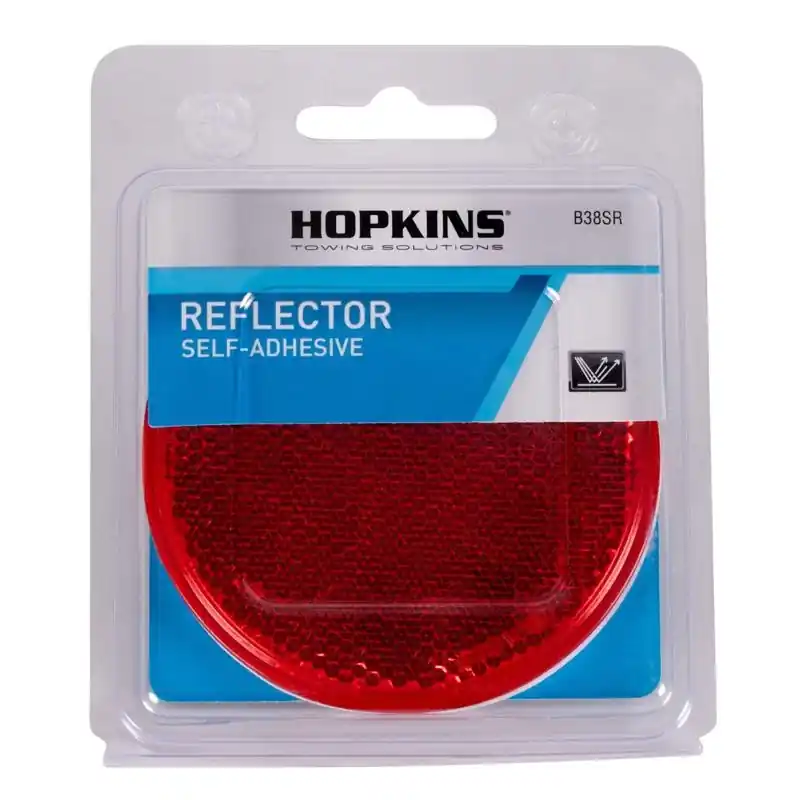 Hopkins Red Round Reflector 1 Pk
