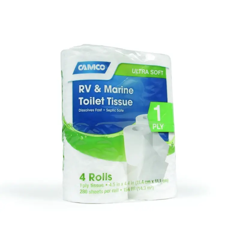 TST Biodegradable 1-Ply Toilet Tissue (4 Rolls Per Package)