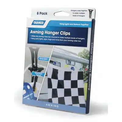 Camco RV Awning Hanger Clips 8 Pk