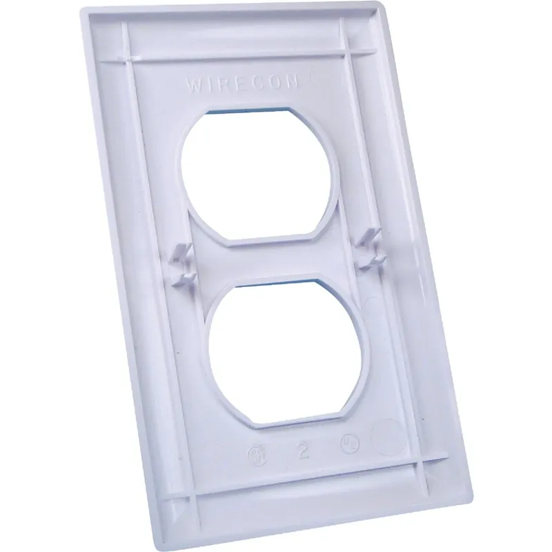 US Hardware RV One Gang Duplex Plate 1 Pk