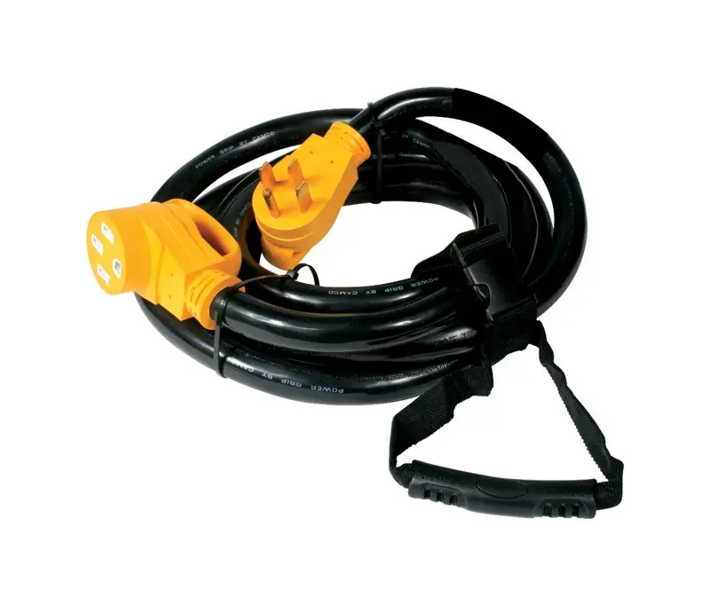 Camco Power Grip 15 Ft. 50 Amps RV Extension Cord 1 Pk