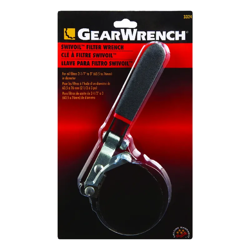 Swivel Oil Filter Wrench 3 In. - High Quality Steel Construction