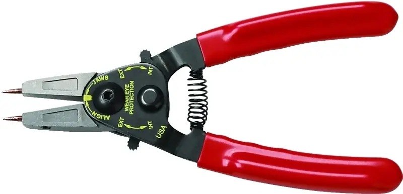 1 Pc Internal And External Snap Ring Pliers With Ergonomic Grips