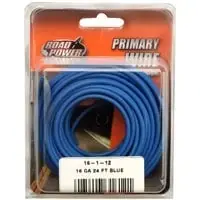 16-1-12 Pvc-coated 16 Gauge Primary Wire - 24 Feet - Blue