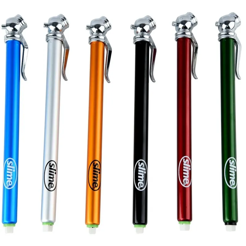 50 Psi Pencil Tire Pressure Gauge Model 1023-at With Bonus Valve Caps